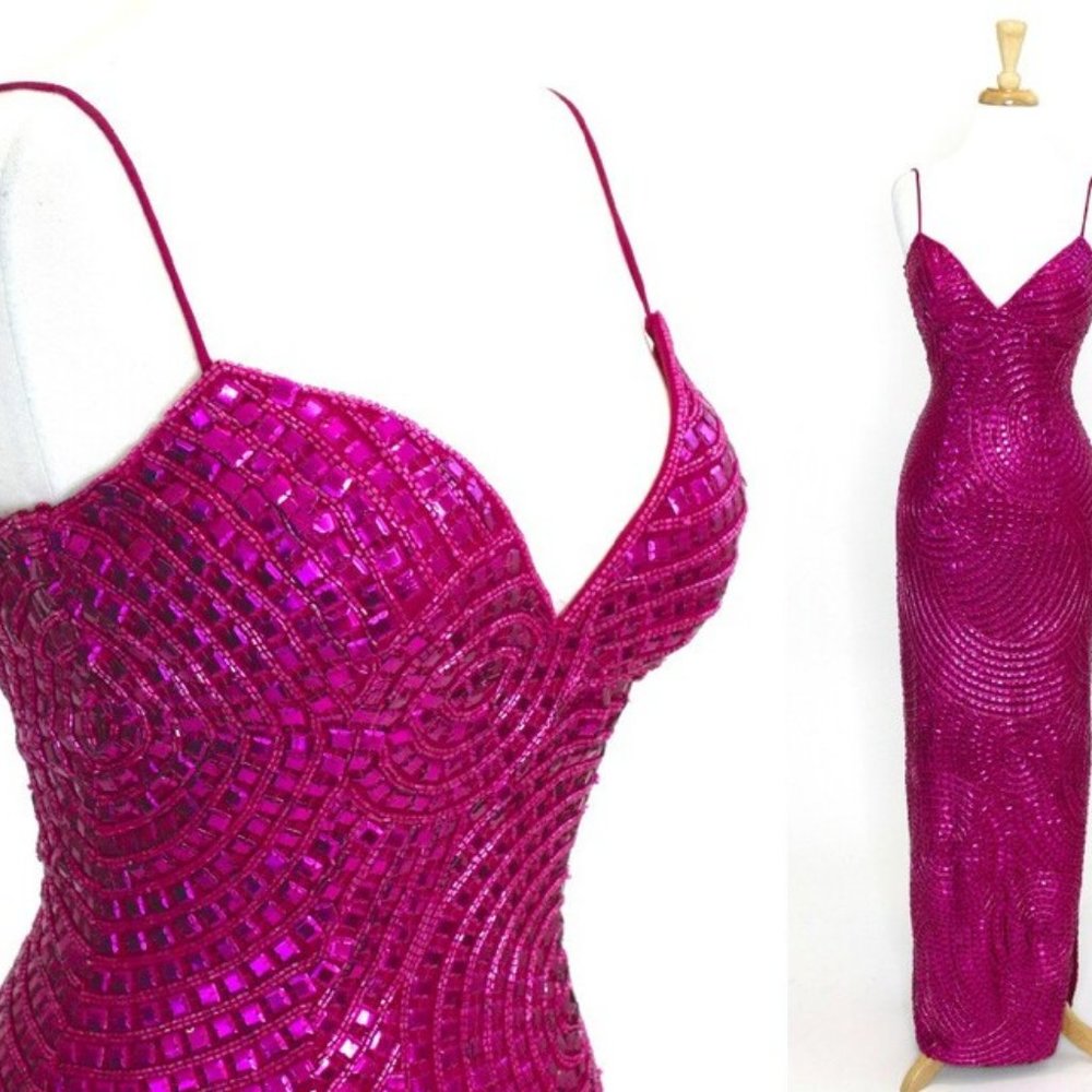 Vintage Beaded gown